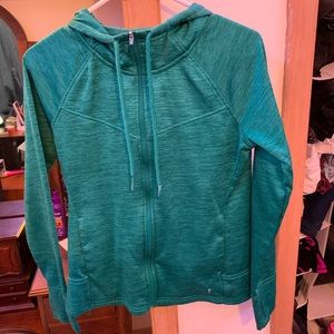 Blue zip up